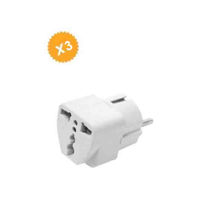 3 Electrical Plug Adapters
