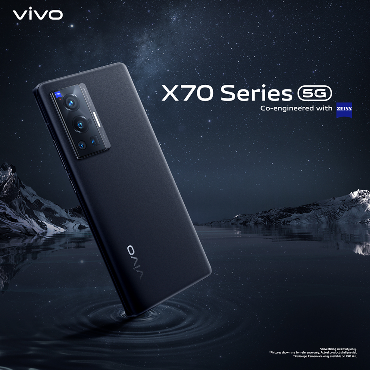 Vivo X70 5G [12GB+12 RAM & 256GB Storage]